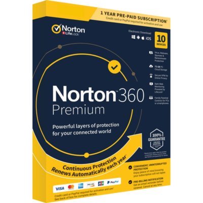 Norton 360 Premium Antivirus 10 Eszköz